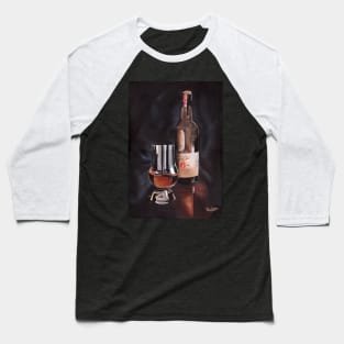 The Single Malt Scotch - Oil Painting Baseball T-Shirt